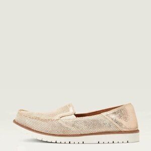 Ariat Women’s 360 Easy Flex Rose Gold Metallic‎ Comfort Slip-On Shoe Sz 11